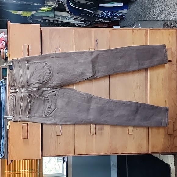 EUC Dear John: Giselle High Waisted Skinny Jeans, Brown, size 25 - Picture 4 of 7